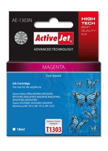 ActiveJet inkoust Epson T1303 Magenta new, 18 ml AE-1303N