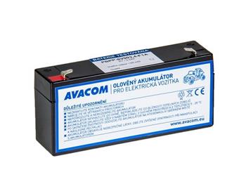 AVACOM Náhradní baterie (olověný akumulátor) 6V 3,4Ah do vozítka Peg Pérego F1