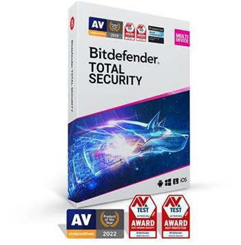Bitdefender Total Security 10 zařízení na 1 rok