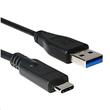 C-TECH Kabel USB 3.0 AM na Type-C kabel (AM/CM), 1m, černý