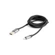 CABLEXPERT Kabel USB 2.0 Lightning (IP5 a vyšší) nabíjecí a synchronizační kabel, opletený, 1,8m, černý, blister