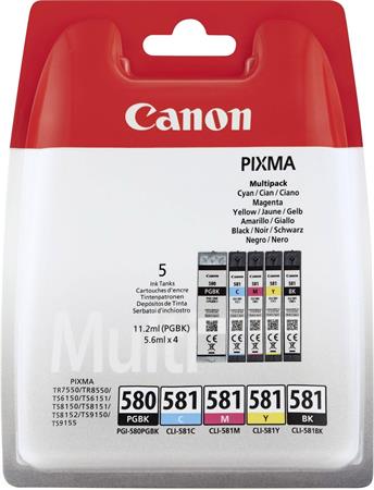 Canon cartridge INK PGI-580/CLI-581 BK/CMYK MULTI BL / 1x11,2 ml, 4x5,6ml