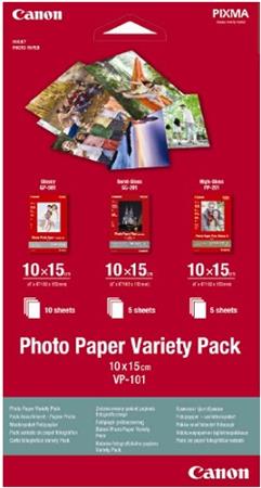 Canon fotopapír Photo Paper Variety Pack 10x15 (GP PP SG) po 5
