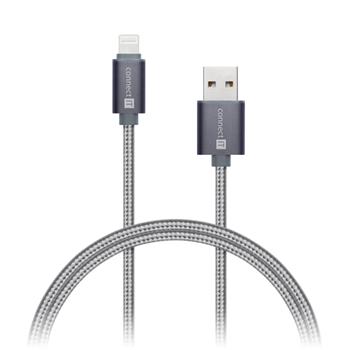 CONNECT IT Wirez Premium Metallic Lightning - USB,
