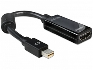 Delock adaptér DisplayPort mini (samec) na HDMI A (samice), černý