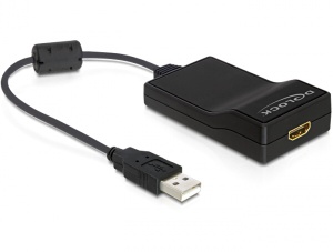 DeLock adaptér USB 2.0 na HDMI s Audio