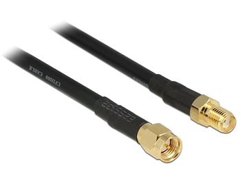 Delock Antenna Cable SMA plug > SMA jack CFD200 7.5 m low loss