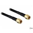 Delock HF koaxiální kabel RP-SMA plug > RP-SMA plug LMR195, 2 m