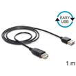 Delock kabel EASY-USB 2.0-A samec > USB 2.0-A samice,prodlužující 1 m