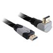 Delock Kabel High Speed HDMI with Ethernet – HDMI A samec > HDMI A samec pravoúhlý 2 m