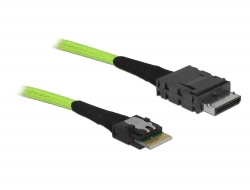Delock Kabel OCuLink PCIe SFF-8611 > Slim SAS SFF-8654 0,5 m