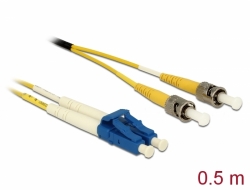 Delock Optický kabel LC > ST Single mód OS2 2 m