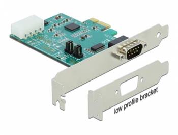 Delock PCI Express Card > 1 x Serial RS-232 High Speed 921K with Voltage supply