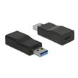 Delock Převodník USB 3.1 Gen 2 Typ-A samec > USB Type-C™ samice aktivní černý
