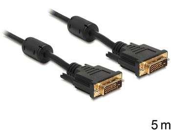 Delock připojovací kabel DVI-D 24+1 samec > samec 5 m