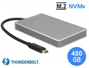 Delock Thunderbolt™ 3 Externe Portable 480 GB SSD M.2 PCIe NVMe