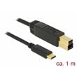 Delock USB 3.1 Gen 2 (10 Gbps) kabel Type-C na Typ-B 1 m