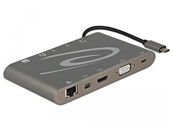Delock USB Type-C™ 3.1 Dokovací stanice 4K 30 Hz