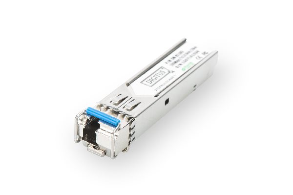 Digitus 155 Mbps BiDi WDM SFP Module, Up to 20km Singlemode, LC Simplex Connector 100Base-BX, Tx1550nm/Rx1310nm