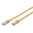 Digitus CAT 5e SF-UTP patch cable, Cu, PVC AWG 26/7, length 3 m, color yellow