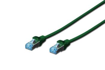 Digitus CAT 5e SF-UTP patch cable, PVC AWG 26/7, length 2 m, color green