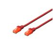 Digitus CAT 6 U-UTP patch cable, Cu, LSZH AWG 26/7, length 0.25 m, color red