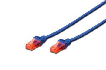 Digitus CAT 6 U-UTP patch cable, Cu, LSZH AWG 26/7, length 3 m, color blue