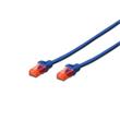 Digitus CAT 6 U-UTP patch cable, Cu, LSZH AWG 26/7, length 3 m, color blue