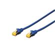 Digitus CAT 6A S-FTP patch cable, Cu, LSZH AWG 26/7, length 1 m, color blue