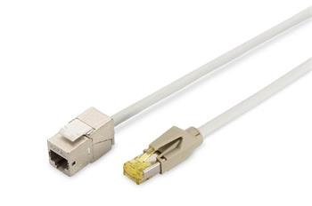 Digitus Consolidation-Point Cable, DRAKA UC900, HRS TM31 CAT 6A Keystone Module, 7 m, color grey