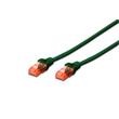 Digitus Ecoline Patch Cable, UTP, CAT 6e, AWG 26/7, zelený 3m, 1ks