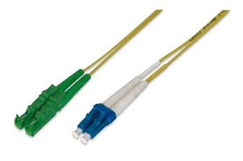 Digitus Fiber Optic Patch Cord, E2000 (APC) to LC (PC) Singlemode 09/125 µ, Duplex, Length 1 m