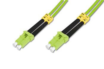 DIGITUS FO patch cord, duplex, LC to LC MM OM5 50/125 µ, 7 m