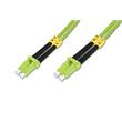 DIGITUS FO patch cord, duplex, LC to LC MM OM5 50/125 µ, 7 m