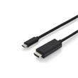 Digitus kabelový převodníkl USB typu C na HDMI 5,0 m, 4K/60Hz, 18 GB, CE, bl, zlacené konektory