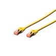 Digitus Patch Cable, S-FTP, CAT 6, AWG 27/7, LSOH, Měď, žlutý 10m
