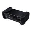 DIGITUS Přepínač KVM, DVI, USB 2-port, 1 uživatel, vč. 4 kabelové sady, 1,8 m, audio