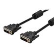 Digitus Připojovací kabel DVI, DVI (18 + 1), 2x ferit M/M, 5,0 m, DVI-D Single Link, bl
