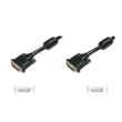 Digitus Připojovací kabel DVI, DVI (24 + 1), 2x ferit M / M, 3,0 m, DVI-D Dual Link, bl