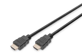 Digitus Připojovací kabel HDMI High Speed, typ A M/M, 10,0 m, Full HD 60p, zlatý, bl