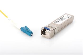 Digitus SFP+ 10 Gbps Bi-directional Module, Singlemode 10km, Tx1330/Rx1270, LC Simplex Connector, with DDM feature