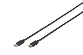 Digitus USB Type-C connection cable, type C to C M/M, 1.8m, High-Speed, bl