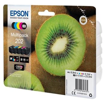 EPSON cartridge T02E7 (5color) multipack (kiwi)