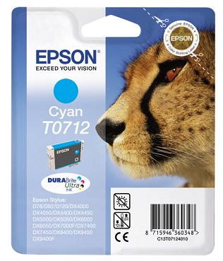 EPSON cartridge T0712 cyan (gepard)