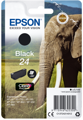 EPSON cartridge T2421 black (slon)