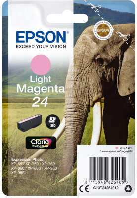 EPSON cartridge T2426 light magenta (slon)