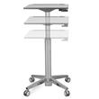 ERGOTRON LearnFit® Sit-Stand DeskMobile Student Desk, pracovní pojízdný stolek, k sezení i stání