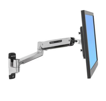 ERGOTRON LX Sit-Stand Wall Mount LCD Arm, Polished