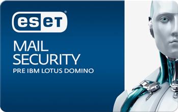 ESET Mail Security pre IBM Lotus Domino 11 - 25 mbx - predĺženie o 1 rok