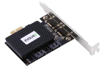 EVOLVEO 2x SATA III PCIe, rozšiřující karta